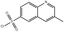 6-Quinolinesulfonyl chloride, 3-methyl- Struktur