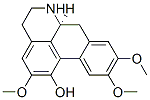 (6aS)-5,6,6a,7-Tetrahydro-2,9,10-trimethoxy-4H-dibenzo[de,g]quinolin-1-ol 结构式
