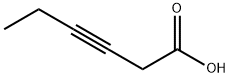 3-Hexynoic acid 化学構造式