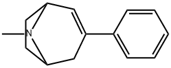 (1R,5S)-8-Methyl-3-phenyl-8-azabicyclo[3.2.1]oct-2-ene Structure