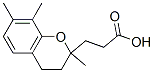 3-(2,7,8-trimethyl-chroman-2-yl)-propionic acid 结构式