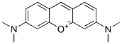 3,6-ビス(ジメチルアミノ)キサンチリウム 化学構造式
