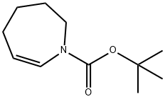 N-BOC-2,3,4,5-テトラヒドロアゼピン 化学構造式