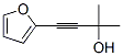 3-Butyn-2-ol, 4-(2-furanyl)-2-methyl- (9CI) Structure