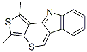 1,3-Dimethylthieno[3',4':5,6]thiopyrano[4,3-b]indole 结构式