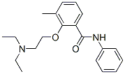 2-[2-(Diethylamino)ethoxy]-3-methyl-N-phenylbenzamide Struktur