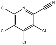 3,4,5,6-Tetrachloropyridine-2-carbonitrile Struktur