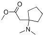 Cyclopentaneacetic acid, 1-(dimethylamino)-, methyl ester (9CI) 结构式
