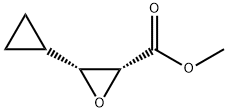 Oxiranecarboxylic acid, 3-cyclopropyl-, methyl ester, (2R,3R)- (9CI) 结构式