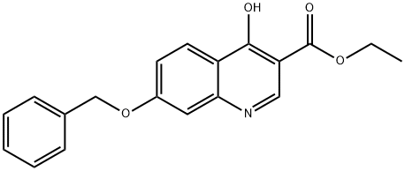 7-苄氧基-4-羟基喹啉-3-羧酸乙酯, 17825-15-9, 结构式