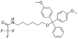 N-[6-[Bis(4-Methoxyphenyl)phenylMethoxy]hexyl]-2,2,2-trifluoro-acetaMide Struktur