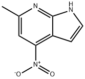 1H-Pyrrolo[2,3-b]pyridine, 6-methyl-4-nitro- Struktur