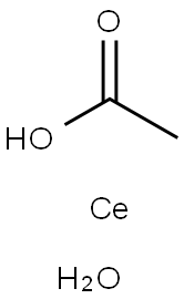 CERIUM(III) ACETATE HYDRATE Structure