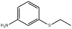 3-ethylsulfanylaniline 化学構造式