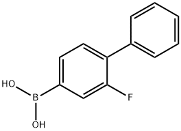 2-氟联苯基-4-硼酸, 178305-99-2, 结构式