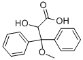2-HYDROXY-3-METHOXY-3,3-DIPHENYLPROPANOIC ACID Struktur