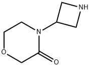 4-(3-AZETIDINYL)-3-MORPHOLINONE Structure