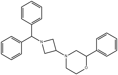 4-[1-(DIPHENYLMETHYL)-3-AZETIDINYL]-2-PHENYL-MORPHOLINE Structure