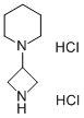 PIPERIDINE, 1-(3-AZETIDINYL)-, DIHYDROCHLORIDE Structure