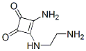 3-Cyclobutene-1,2-dione,  3-amino-4-[(2-aminoethyl)amino]- 结构式