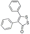 4,5-ジフェニル-3H-1,2-ジチオール-3-オン 化学構造式