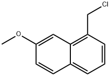 1-(chloroMethyl)-7-Methoxynaphthalene,178366-52-4,结构式
