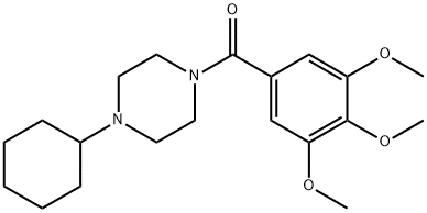4-사이클로헥실-1-피페라지닐(3,4,5-트리메톡시페닐)케톤