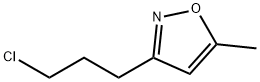 Isoxazole, 3-(3-chloropropyl)-5-methyl- (9CI) Struktur