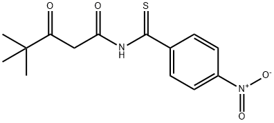 178408-11-2 4,4-dimethyl-N-(4-nitrobenzenecarbothioyl)-3-oxo-pentanamide