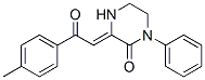 (3Z)-3-[2-(4-methylphenyl)-2-oxo-ethylidene]-1-phenyl-piperazin-2-one Structure