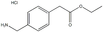 4-aminomethylphenylacetic acid ethyl ester(HCl) Structure