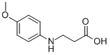 3-(4-METHOXY-PHENYLAMINO)-PROPIONIC ACID Structure