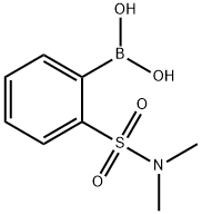 2-(N,N-ジメチルスルファモイル)フェニルボロン酸 化学構造式
