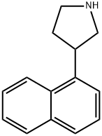 3-(1-Naphthyl)pyrrolidine Struktur