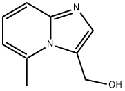 (5-メチルイミダゾ[1,2-A]ピリジン-3-イル)メタノール 化学構造式