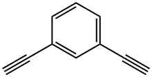 1,3-ジエチニルベンゼン 化学構造式