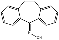 10,11-ジヒドロ-5H-ジベンゾ[a,d]シクロヘプテン-5-オンオキシム 化学構造式