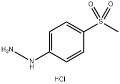 4-(甲基磺酰基)苯肼盐酸盐,17852-67-4,结构式