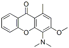 4-(ジメチルアミノ)メチル-3-メトキシ-9H-キサンテン-9-オン 化学構造式