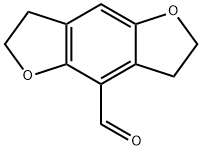 4-Formyl-2,3,6,7-Tetrahydrobenzo[1,2-B:4,5-B']Difuran Struktur