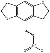 4-(2-Nitro-1-Ethenyl)-2,3,6,7-Tetrahydrobenzo[1,2-B:4,5-B']Difuran 结构式