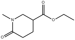 ethyl 1-methyl-6-oxopiperidine-3-carboxylate Struktur