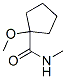 Cyclopentanecarboxamide,  1-methoxy-N-methyl- Structure