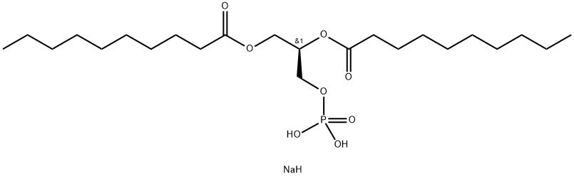 1,2-DIDECANOYL-SN-GLYCERO-3-PHOSPHATE Struktur