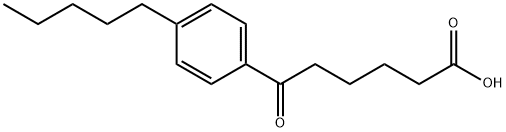 6-OXO-6-(4-N-PENTYLPHENYL)HEXANOIC ACID Struktur