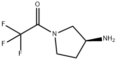 3-Pyrrolidinamine, 1-(trifluoroacetyl)-, (S)- (9CI) Struktur