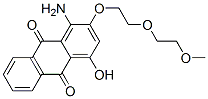 1-氨基-4-羟基-2-[2-(2-甲氧基乙氧基)乙氧基]-9,10-蒽二酮, 17869-11-3, 结构式