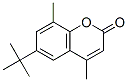 4,8-dimethyl-6-tert-butyl-chromen-2-one Structure