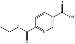 6-(エトキシカルボニル)ニコチン酸 化学構造式