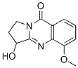 Pyrrolo[2,1-b]quinazolin-9(1H)-one,  2,3-dihydro-3-hydroxy-5-methoxy- 化学構造式